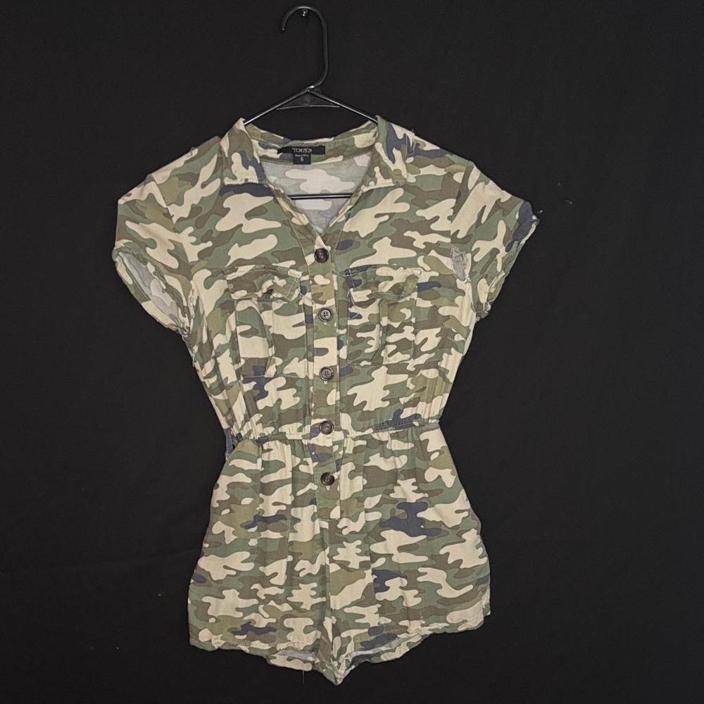 Rags to Raches Camouflage Jumpsuit